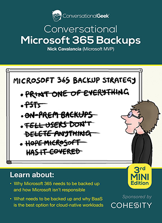 Conversational Microsoft 365 Backups - 3rd Mini Edition